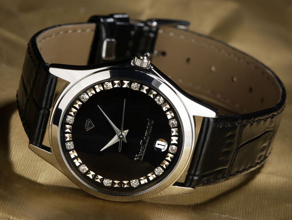 Hodinky Yves Camani Silver Twinkle Black