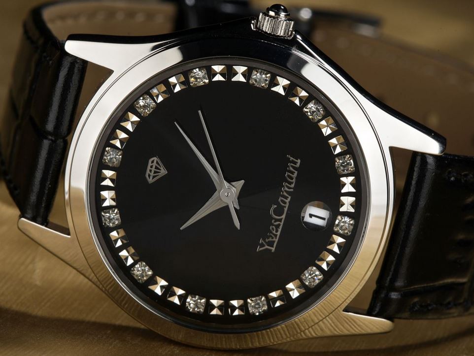 Hodinky Yves Camani Silver Twinkle Black